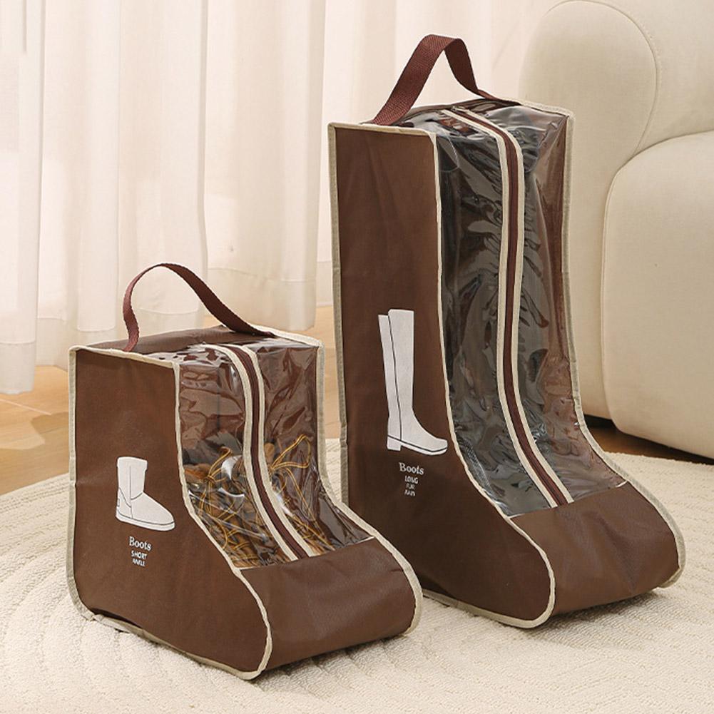 Shoe Bag Dust - 防水トールブーツ収納バッグ防湿防塵ブーツ保護カバーポータブルトラベルシューズオーガナイザーポーチ