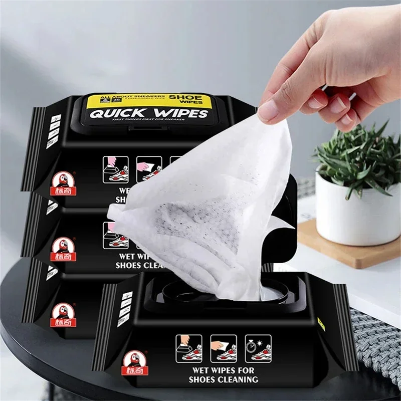 Sneaker Care Wipes - 新しい実用的な使い捨て靴クリーニングワイプポータブルホワイトシューズクリーム汚れ除去剤ケアスニーカークリーニングクイッククリーンウェットワイプ
