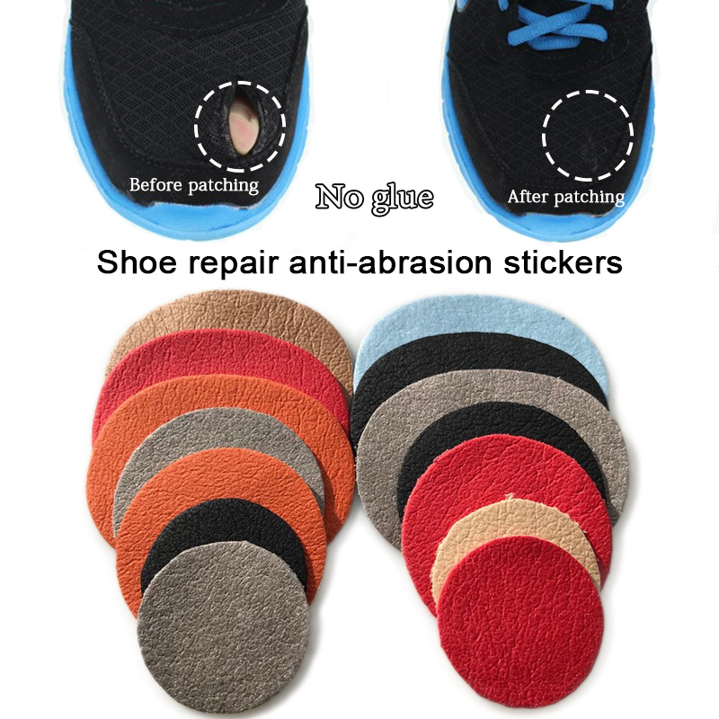 Sneaker Shoe Care Kit - スポーツシューズパッチ つま先修理靴インソールパッチ スニーカーヒールプロテクター 粘着パッチ 修理靴ヒール フットケア用品