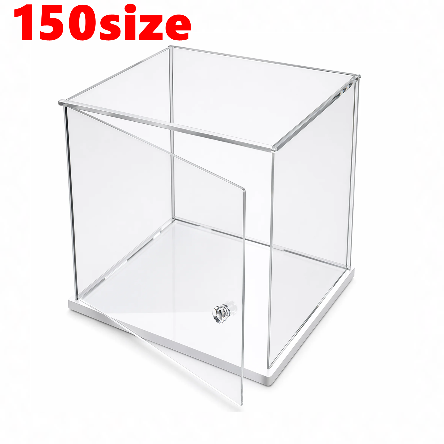 Shoe Box Display - アクリル製ディスプレイケース 200サイズ展開 ハンドルで開閉可能、美しく、防塵、収納に便利