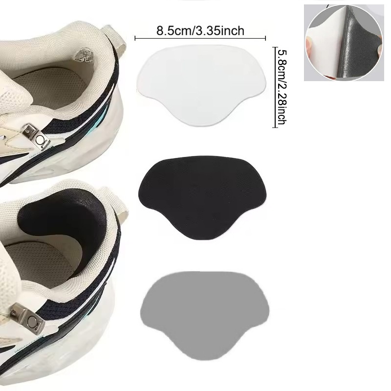 On Sneaker Care - 2/6/12/24 個ヒールプロテクター自己粘着パッチスポーツシューズスニーカーハイヒールフットケア耐摩耗靴修理ステッカー