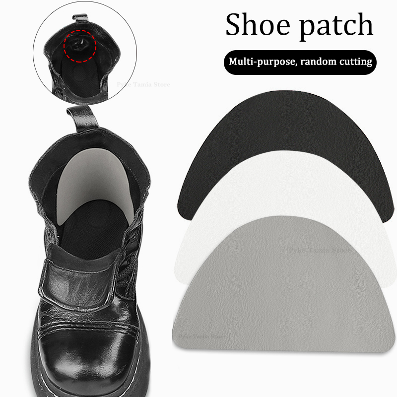 Sneaker Shoe Care Kit - 4 個大型靴修理ステッカースニーカーブーツヒール摩耗許容範囲自己粘着パッチ男性女性フットケアパッドインサート