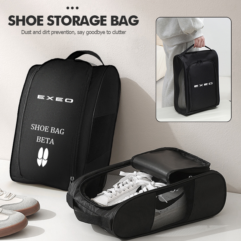 Sneaker Care Box - 車の収納袋旅行外出靴スニーカーオーガナイザーボックスシート用エクセオアルテアアロナトレドイビサレオンE-racerアテカ