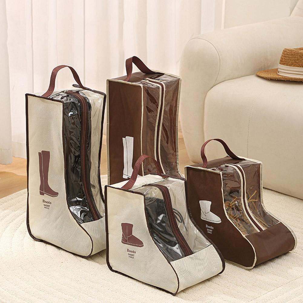 防水トールブーツ収納バッグ防湿防塵ブーツ保護カバーポータブル - Shoe Bag Dust のレビューと価格