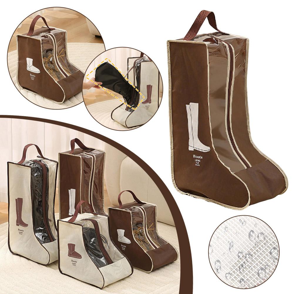 防水トールブーツ収納バッグ防湿防塵ブーツ保護カバーポータブル - Shoe Bag Dust のレビューと価格