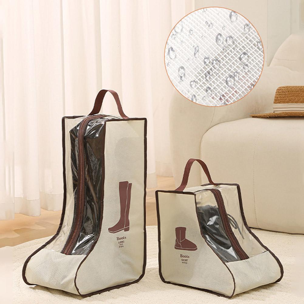 防水トールブーツ収納バッグ防湿防塵ブーツ保護カバーポータブル - Shoe Bag Dust のレビューと価格