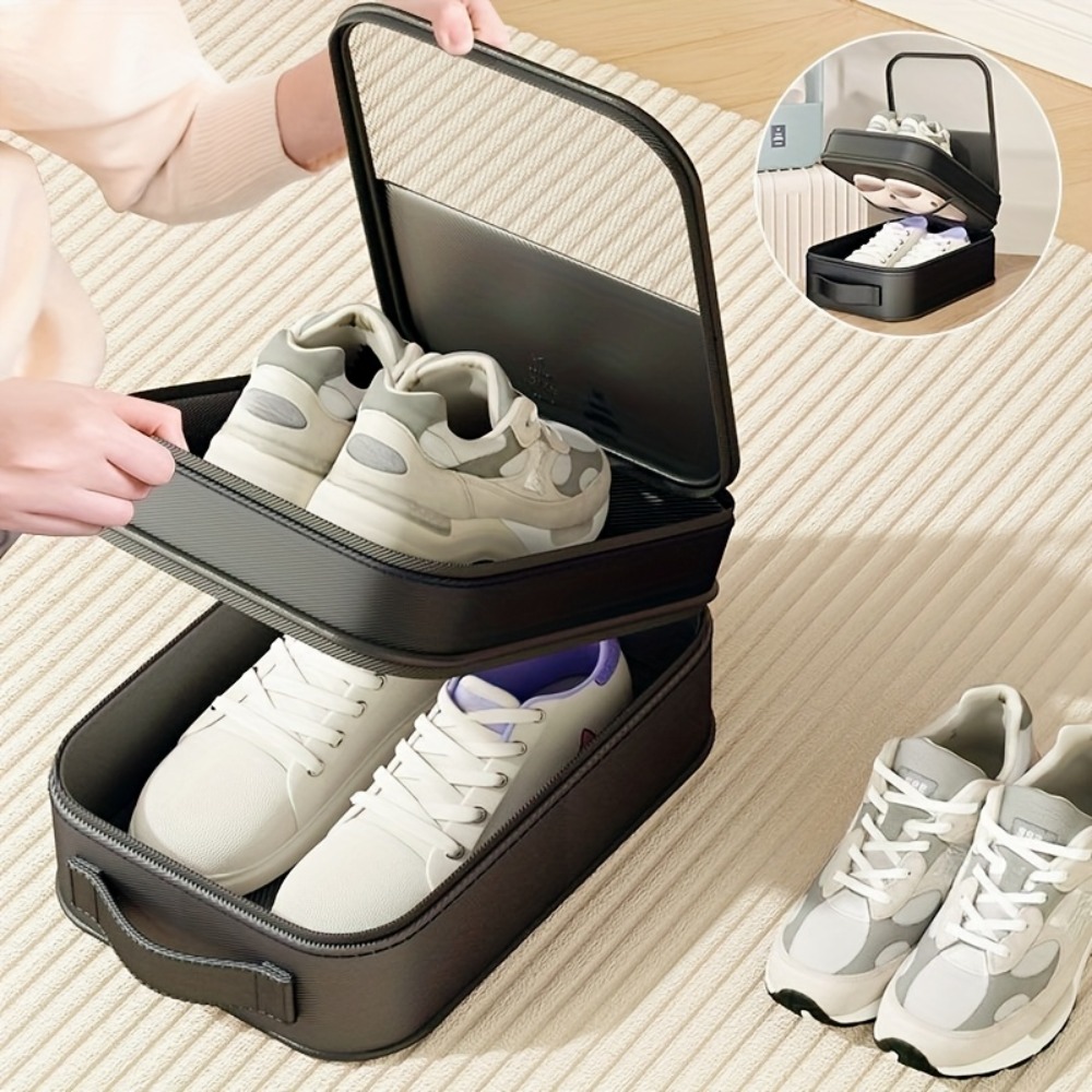 靴3足収納可能、耐久性と防塵性を備えた通気性のあるデザイン、 - Shoe Bag Dust のレビューと価格