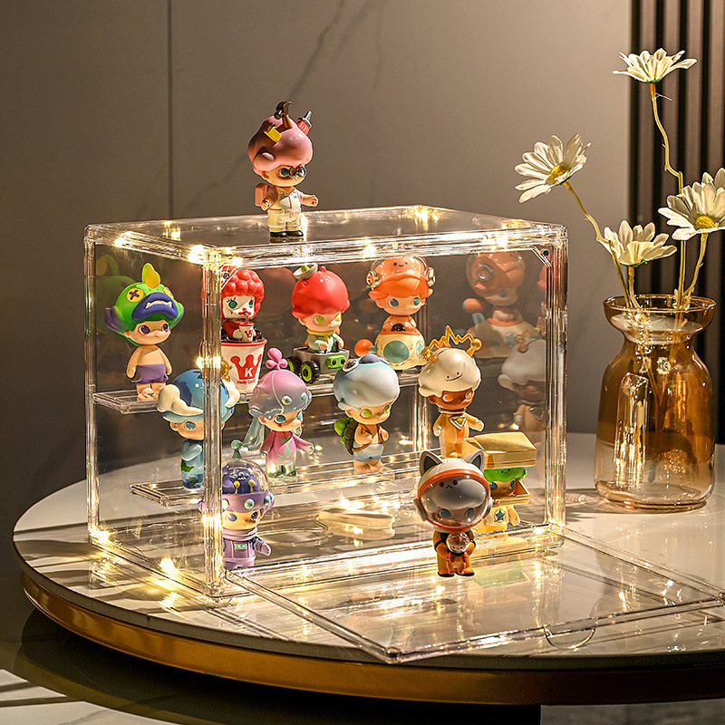 透明なディスプレイボックス,折りたたみ式おもちゃ,置物とブラ - Shoe Box Display のレビューと価格