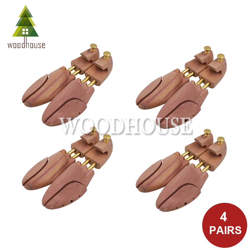 4個パック メンズ＆レディース ツインチューブ 調整可能 レ - Shoe Tree Cedar のレビューと価格