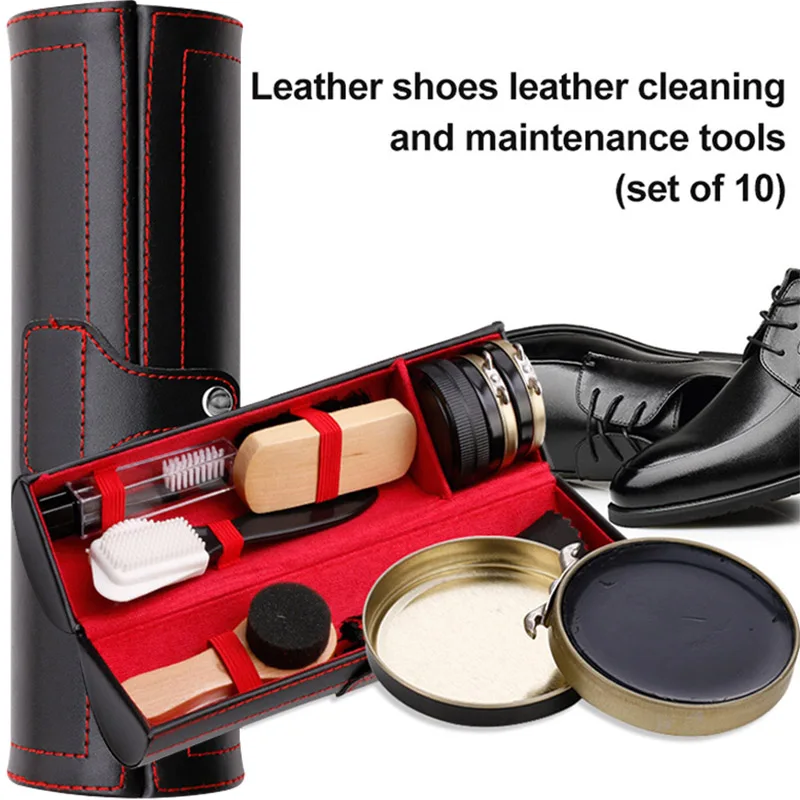 プロの靴ケアキットクイックポリッシュレザーシューズブラシクリ - Sneaker Shoe Care Kit のレビューと価格