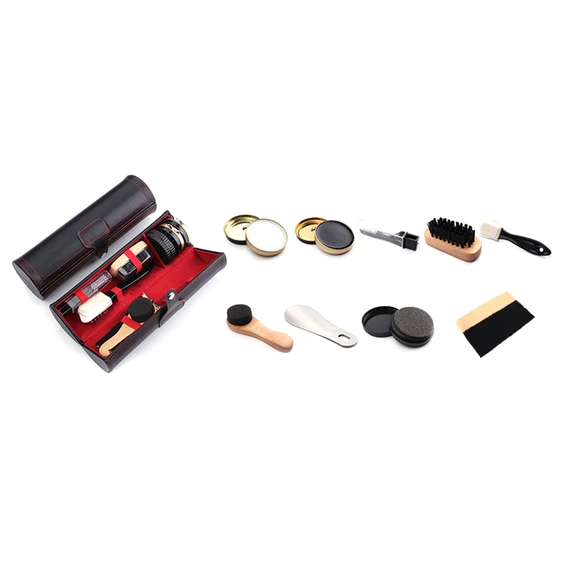 プロの靴ケアキットクイックポリッシュレザーシューズブラシクリ - Sneaker Shoe Care Kit のレビューと価格
