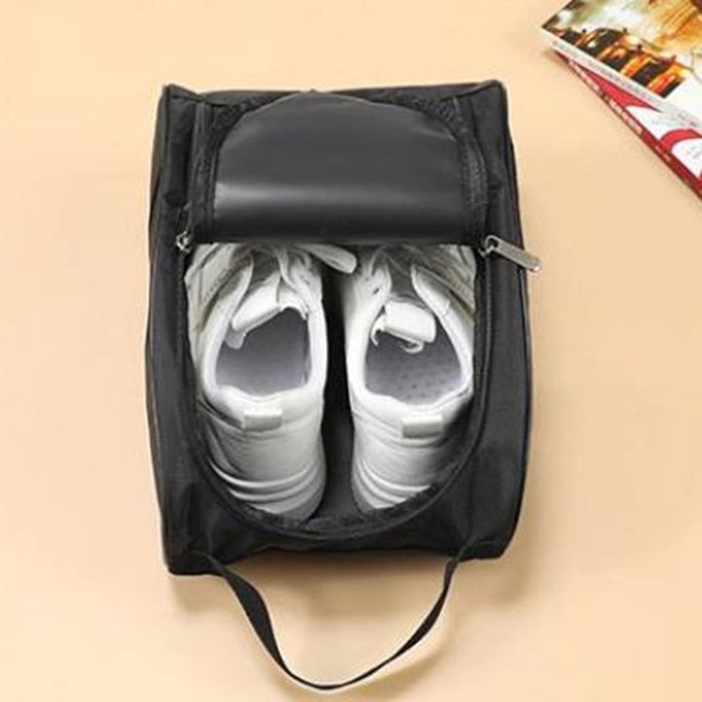 ポータブルゴルフシューズバッグオックスフォード布靴キャリアバ - Shoe Bag Dust のレビューと価格