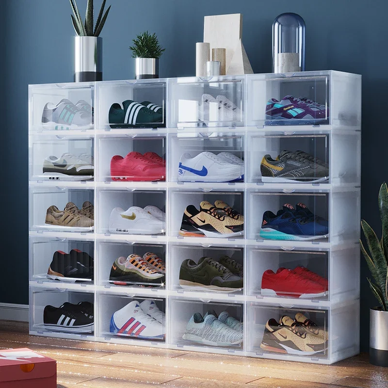 ポータブルアクリルプラスチックディスプレイスニーカーシューズ - Shoe Box Display のレビューと価格