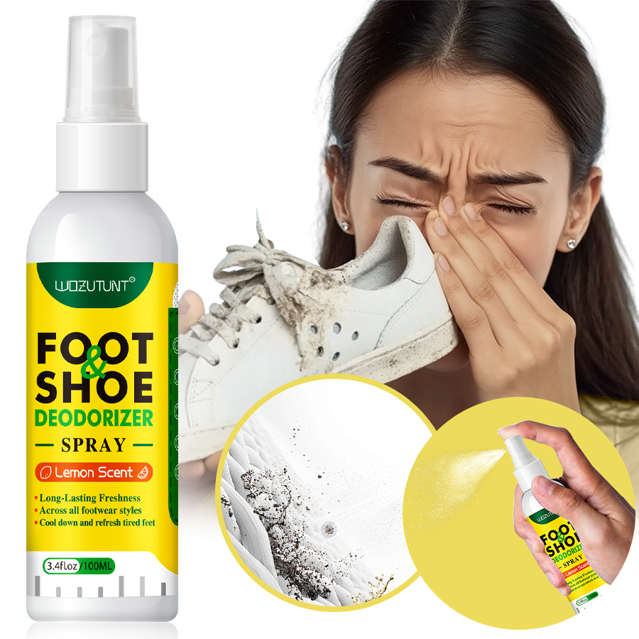 100 ミリリットル足靴消臭スプレーレモン香水足衝撃臭ネメシ - Shoe Deodorizer Ball のレビューと価格