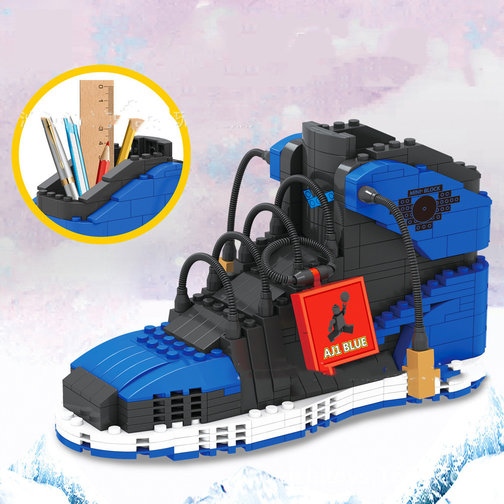 スポーツバスケットボールシューズビルディングブロックスニーカ - Sneaker Care Box のレビューと価格