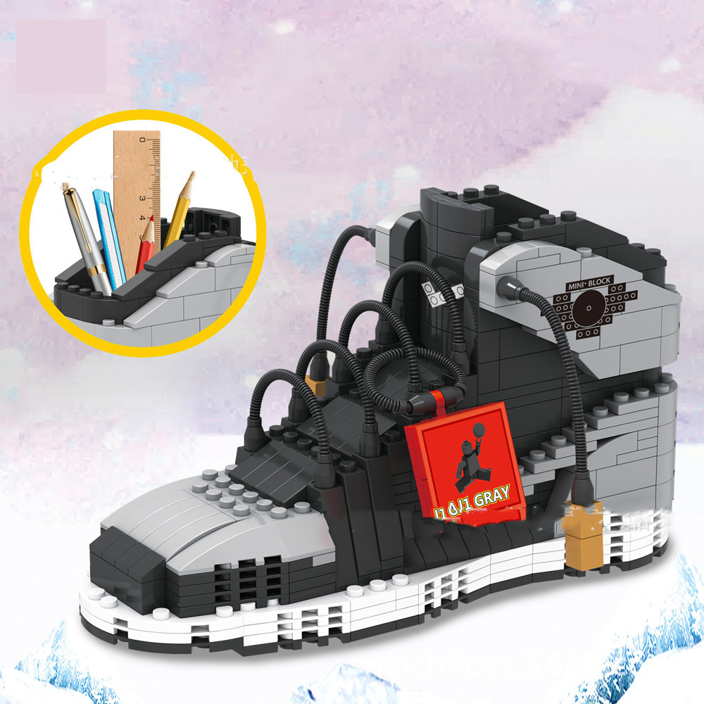スポーツバスケットボールシューズビルディングブロックスニーカ - Sneaker Care Box のレビューと価格
