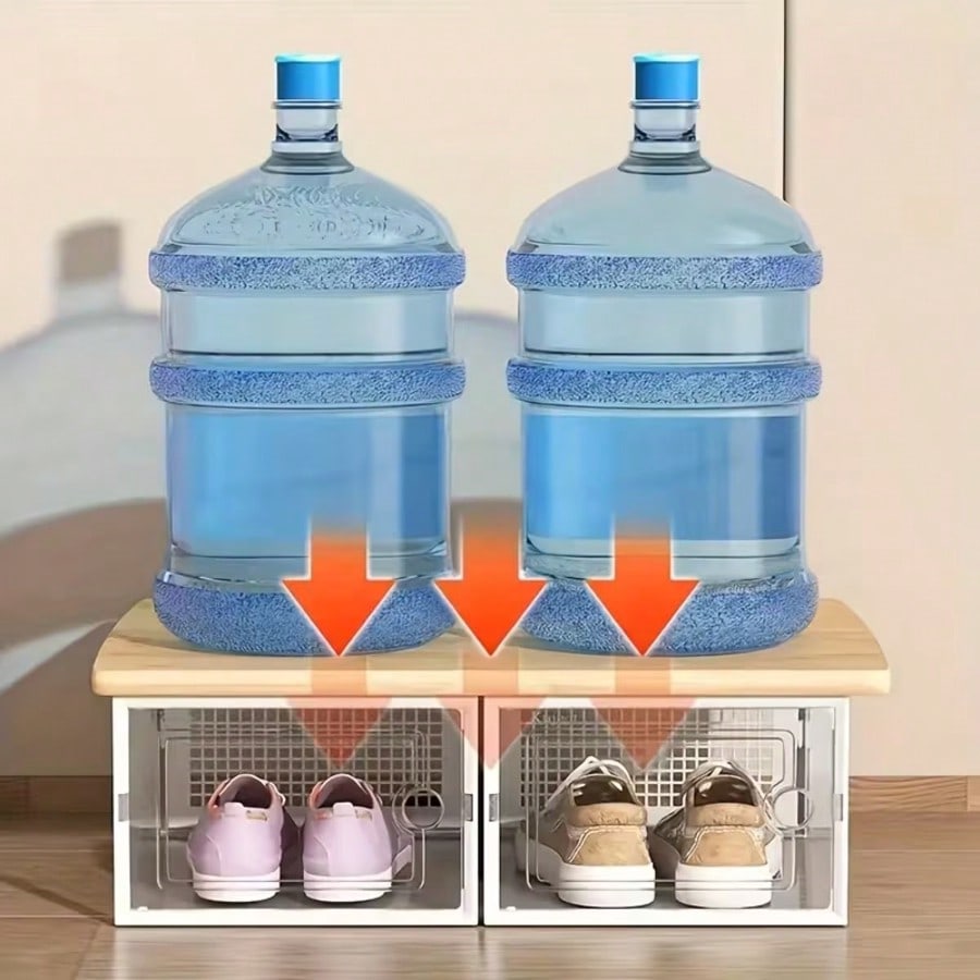 6/12/24個入り 厚みのある透明な靴箱 蓋付き、折りたた - Shoe Box Display のレビューと価格