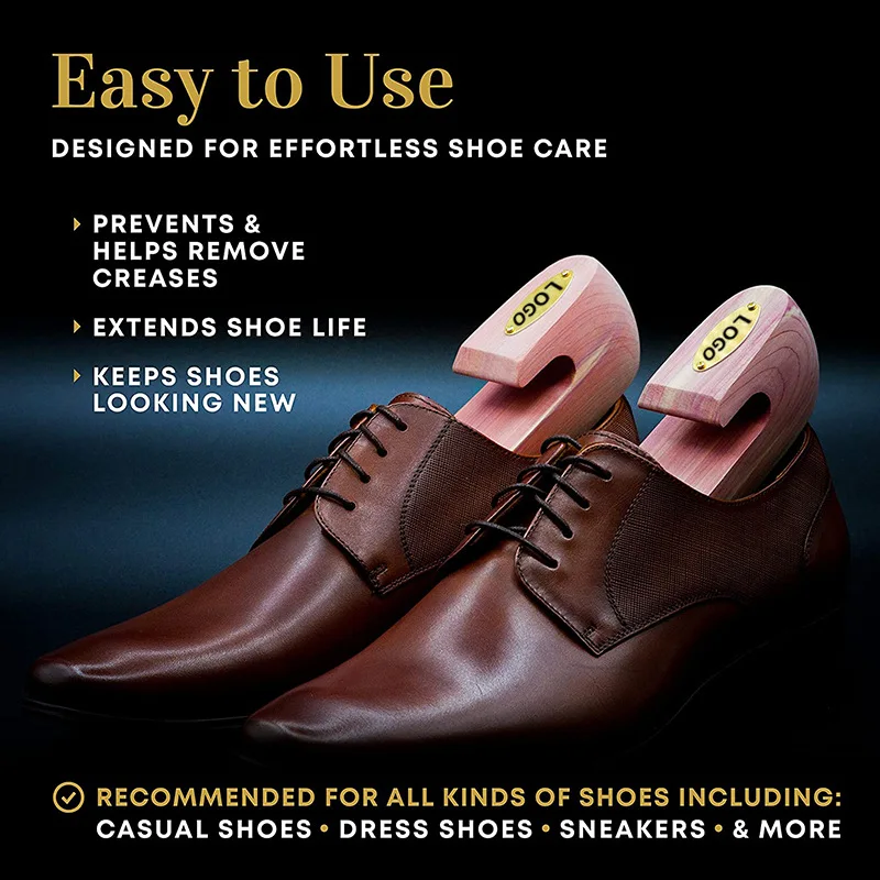 無垢材の靴のサポート,スパンコールの足,ドレの除去と調整可能 - Shoe Tree Cedar のレビューと価格