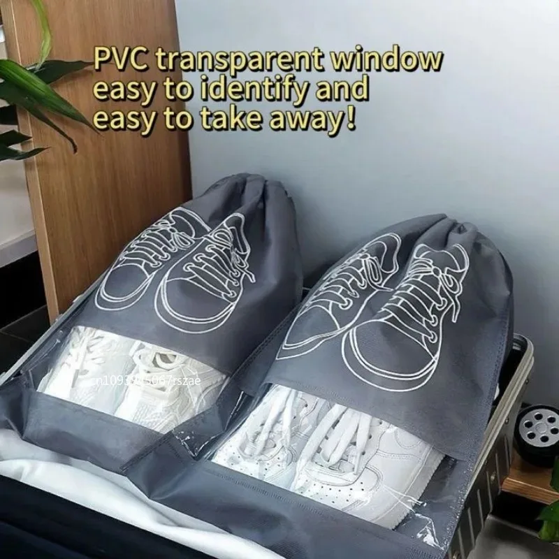 1-30 個の靴収納オーガナイザーバッグ不織布靴ダストバッグ - Shoe Bag Dust のレビューと価格