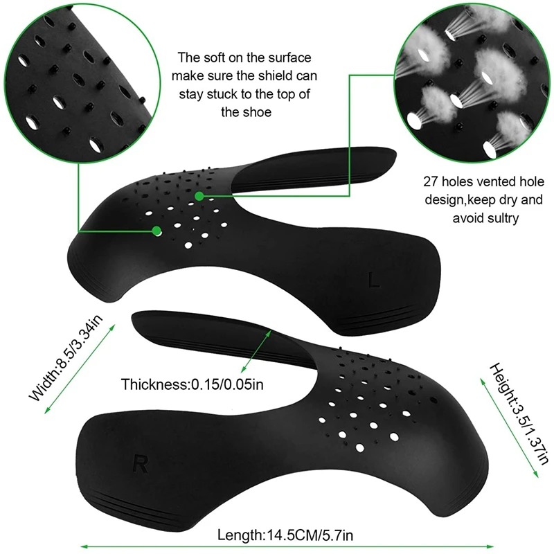 軽量で耐久性のある靴のしわ防止プロテクター、つま先保護、スニ - Sneaker Care Box のレビューと価格