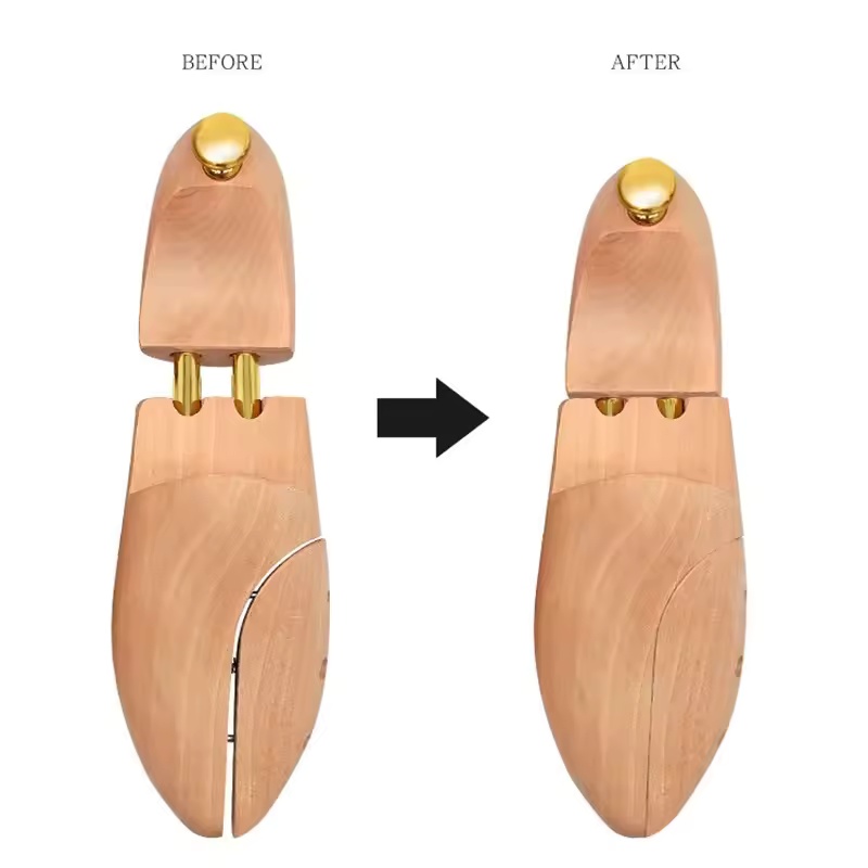 1ペア ツインチューブ レッドシダーウッド シューキーパー  - Shoe Tree Cedar のレビューと価格
