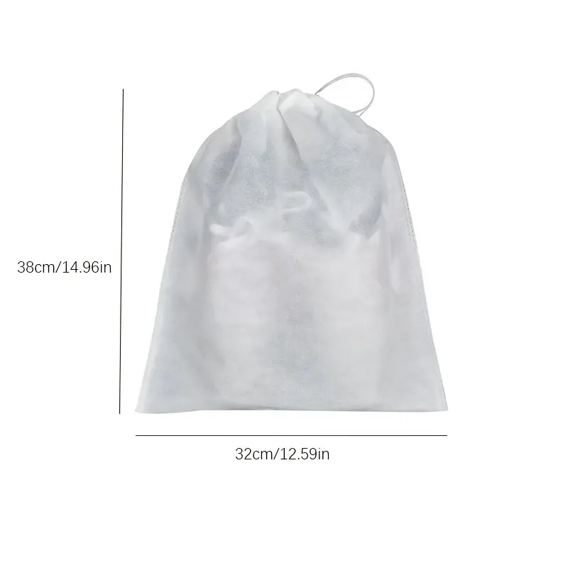 ポータブルシューズ収納バッグ,不織布,白,黄色,防塵,5/1 - Shoe Bag Dust のレビューと価格